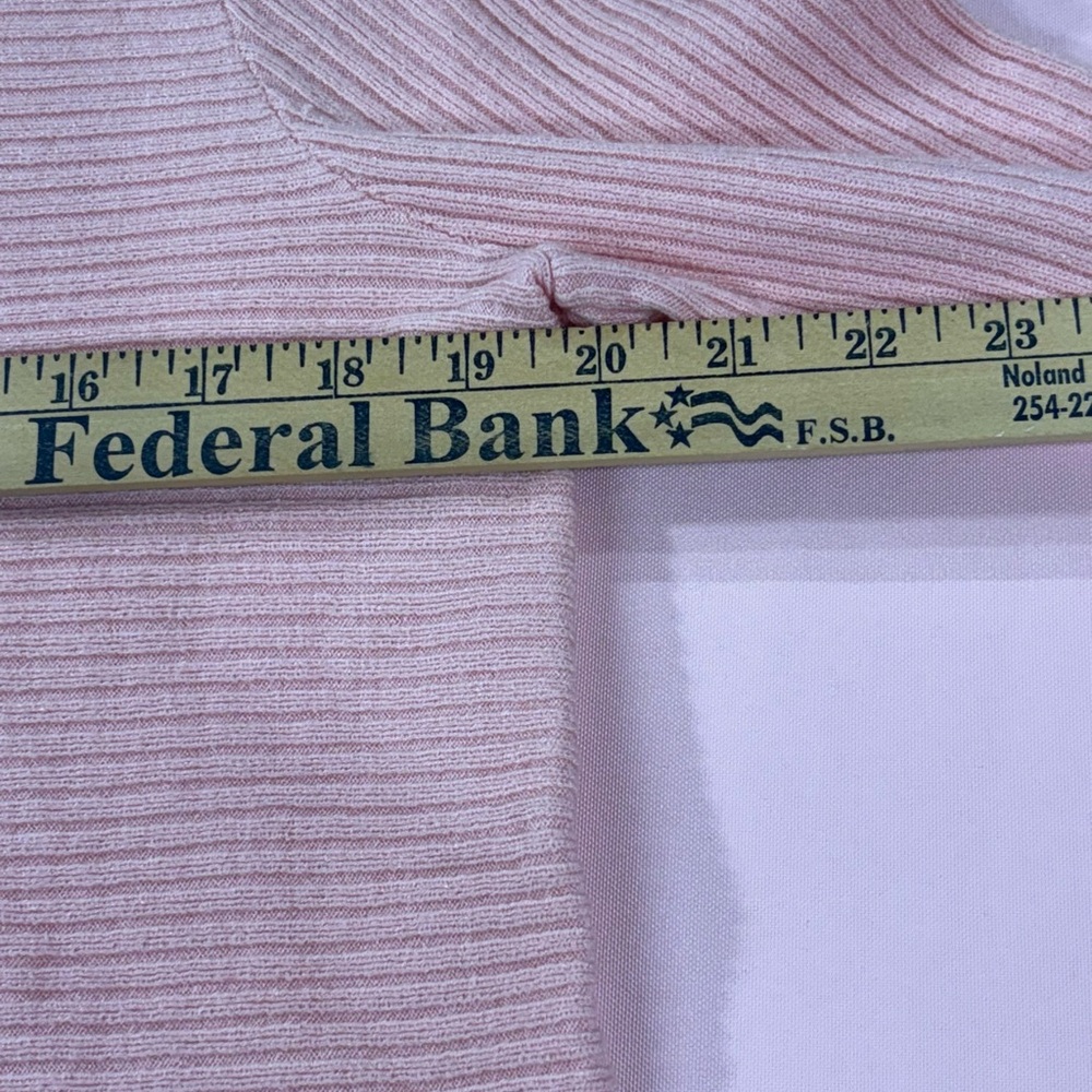 Investments Light Pink Cowl Neck Sweater. Size L. Great Condition. - Picture 11 of 13
